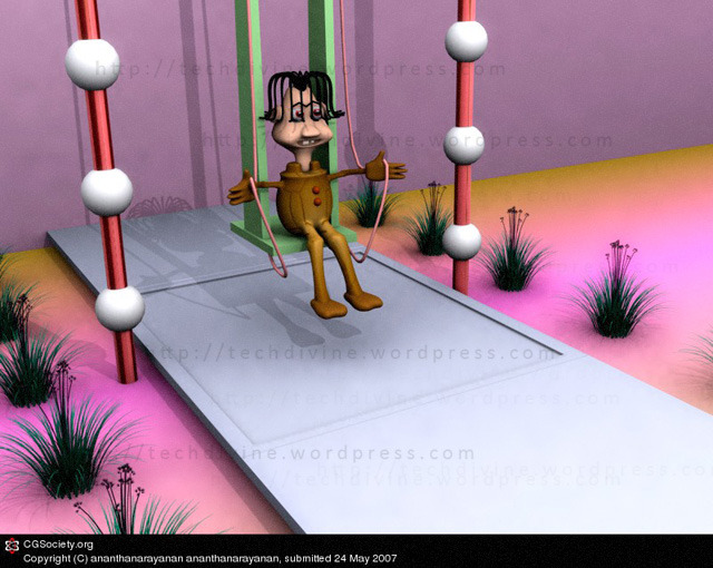 veggie character made and surrounded by vegetables