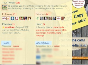 sidebar widget style new twitter feature