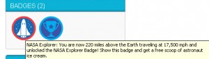 Unlock NASA Explorer Badge 