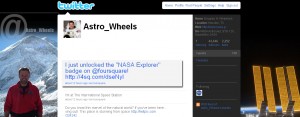 AstroTJ Twitter page about NASA Badge Unlock