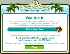 Haiti Relief from Zynga Game developers