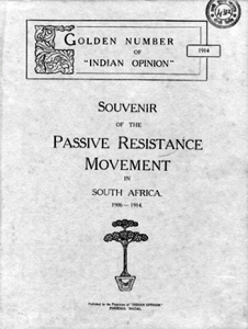 Indian Opinion by Mahatam Gandhi South Africa Indian Community Newspaper civil rights racial discrimination