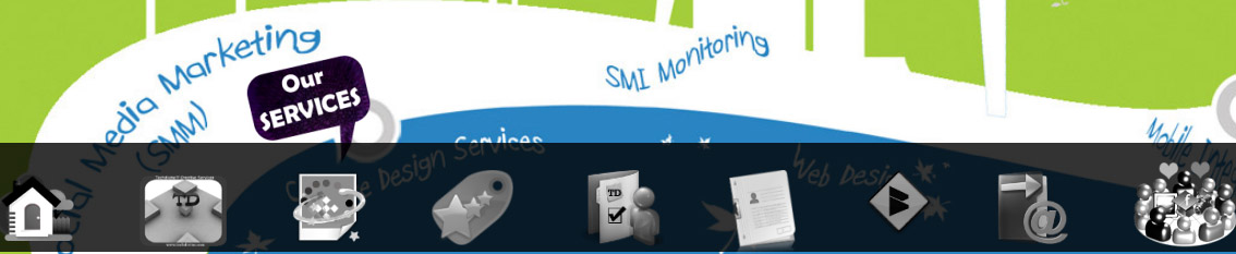 easy website navigation menu style popup icons techdivine creative services marketing agency