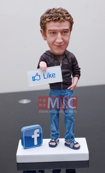 mark zuckerberg facebook ceo action figure by MIC