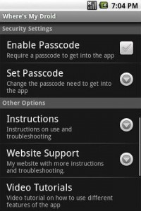 free android phone locate when lost wheres my droid 2