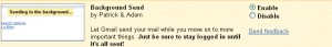 send background