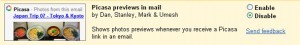 picasa gmail in gmail labs google labs