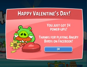 happy valentine angry birds