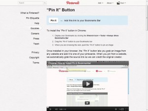 Using the Pin It Button