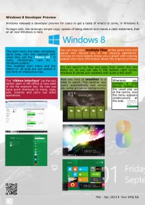 Microsoft Windows 8 consumer preview
