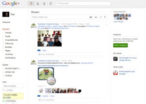 Google Plus Timeline
