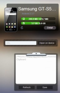 Airdroid Device summary