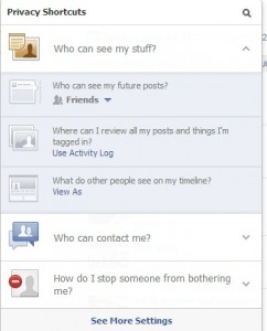 fb privacy settings
