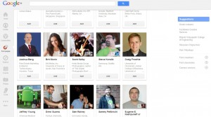 Google Plus Find Friends