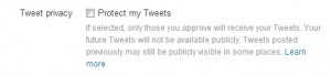 Protected Tweets