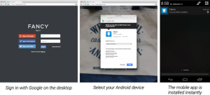 desktop and mobile sign in