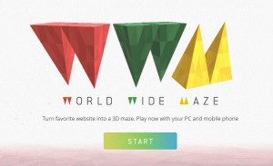 World Wide Maze Chrome experiment
