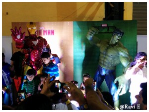 Comic Con Mumbai India MFCC 2013 Iron Man Hulk