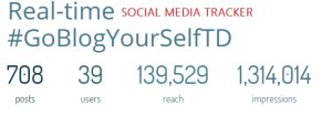 Social initiative Blogging for blogs by professional bloggers #GoBlogYourSelfTD 