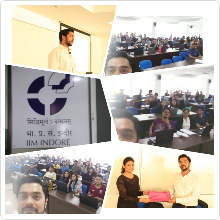 IIM Indore Digital marketing social media Training PG Students Ananth