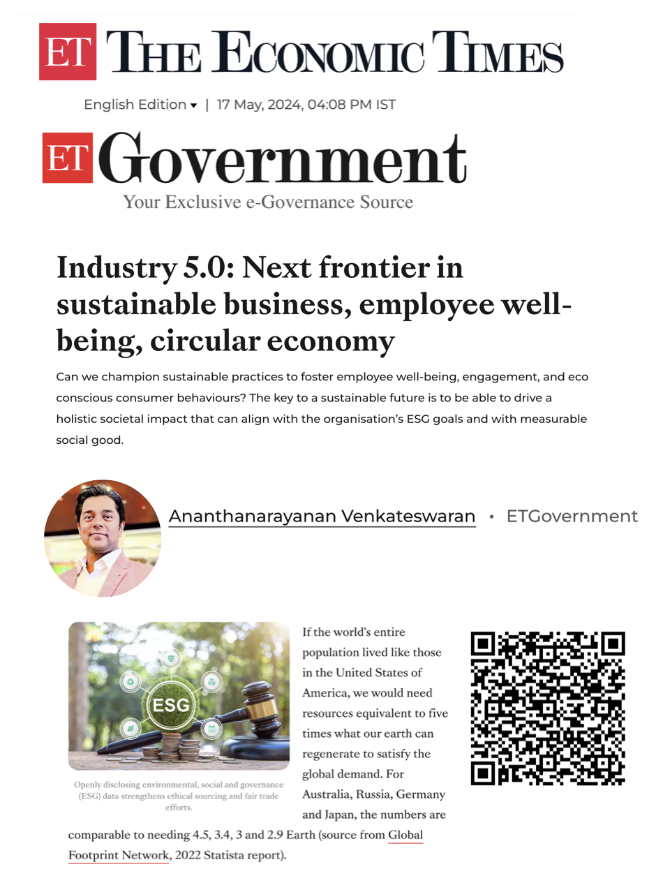 sustainability circular economy green marketing sustainable business ananthanarayanan v r